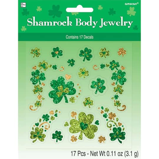 Shamrock Body Jewelry, 2ct.